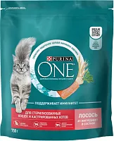 Purina dry cat food, salmon, 750 g