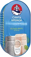 Santa Bremor herring fillet in oil, 175 g