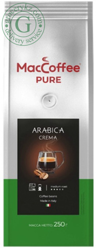 MacCoffee Pure Arabica Crema ground coffee, 250 g