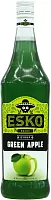 Esko beverage syrup, green apple, 1 l