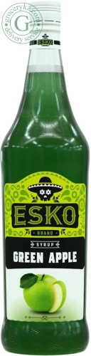Esko beverage syrup, green apple, 1 l