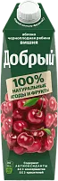 Dobry apple, chokeberry and cherry juice, 1l