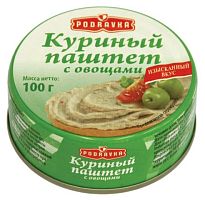 Podravka chicken pate with vegetables, 100 g
