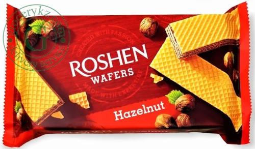 Roshen wafers, hazelnut, 216 g