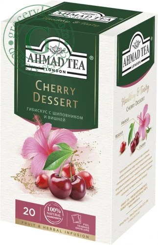 Ahmad Cherry Dessert herbal tea, 20 bags