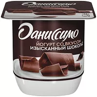 Danissimo yogurt, chocolate, 100 g
