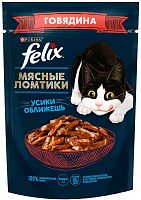 Felix wet cat food, beef, 75 g