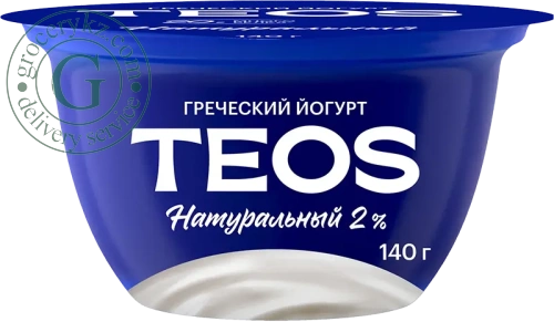 TEOS greek yogurt, classic, 2%, 140 g