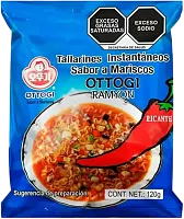 Ottogi seafood flavour ramen, spicy, 120 g