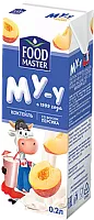 Foodmaster milkshake, peach, 0.2 l