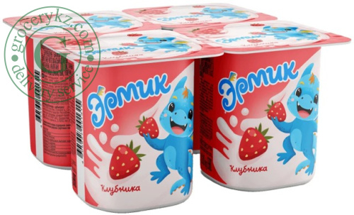 Ermik yogurt, 2.5%, strawberry, 440 g