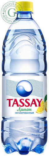 Tassay still water, lemon, 1 l