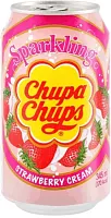 Chupa Chups sparkling lemonade, strawberry cream, 345 ml