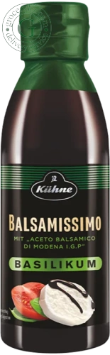 Kuhne balsamic sauce with basil, 215 ml