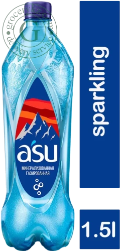 ASU sparkling water, 1.5 l