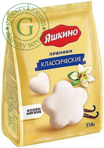 Yashkino gingerbread, classic, 350 g