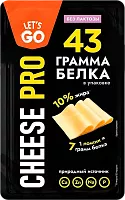 Let's Go high protein semi hard cheese, sliced, 125 g