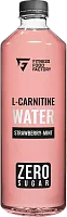 FFF l-carnitine lightly sparkling water, strawberry and mint, 500 ml