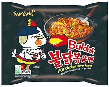 Samyang Buldak hot chicken ramen noodle soup, 140 g