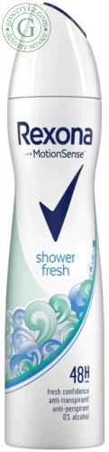 Rexona women antiperspirant, shower fresh, spray 150 ml
