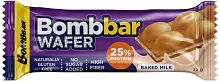 Bombbar protein wafer, baked milk, 32 g