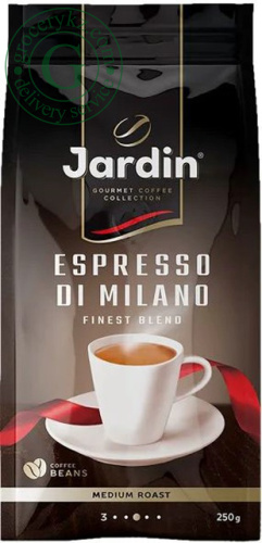 Jardin Espresso di Milano coffee beans, 250 g