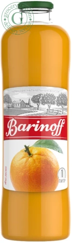 Barinoff orange juice, 1 l
