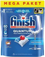 Finish Quantum All in 1 dishwasher tablets, 80 tablets
