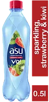 ASU sparkling water, strawberry and kiwi, 0.5 l