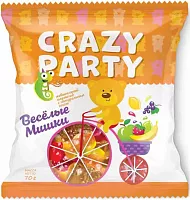 Crazy Party jelly beans, funny bears, 70 g