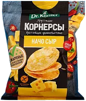 Dr. Korner rice and corn chips, nacho, 50 g