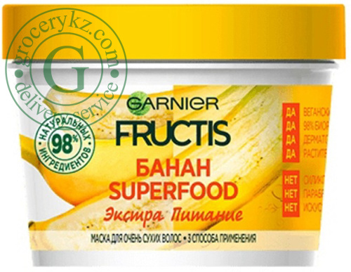 Fructis mask, for very dry hair, 390 ml