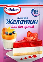 Dr.Bakers food gelatin for desserts, 10 g
