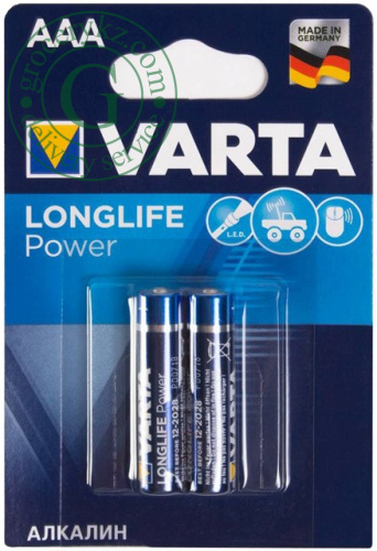 Varta Longlife Power AAA batteries, 2 pc picture 2