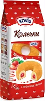 Kovis sweet rings, strawberry jam, 240 g