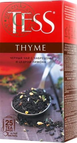 Tess Thyme black tea, 25 bags