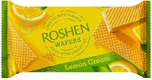 Roshen wafers, lemon, 216 g