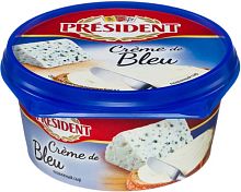 President Creme De Bleu spreadable cheese, 125 g