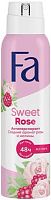 Fa women antiperspirant, sweet rose, spray, 150 ml