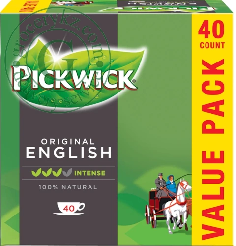 Pickwick black tea, English, 40 bags