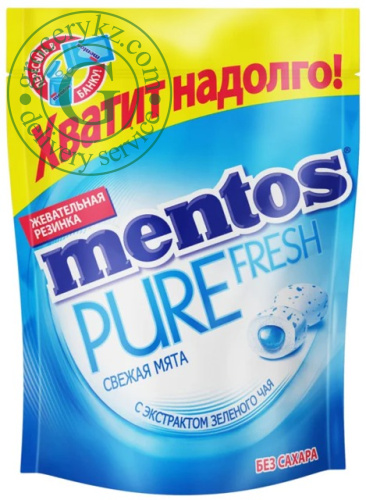 Mentos Pure Fresh gum, fresh mint, 120 g