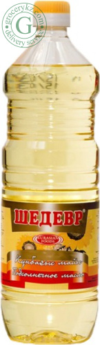 Shedevr sunflower oil, 1 l