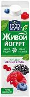 Foodmaster drinking live yogurt, forest berries, 900 g