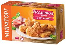 Miratorg chicken nuggets, with ham, 300 g