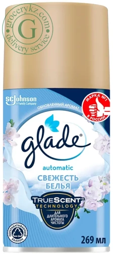 Glade air freshener, freshness of linen, automatic spray refill, 269 ml Glade air freshener, freshness of linen, automatic spray refill, 269 ml