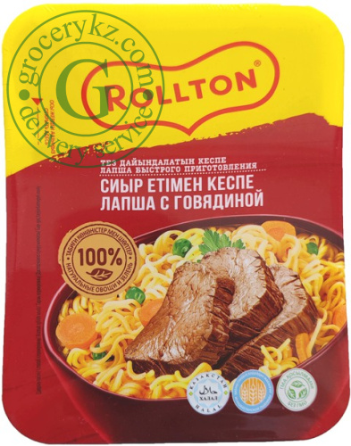 Rollton homemade beef noodles, 90 g