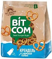 Bitcom pretzels with sea salt, 130 g