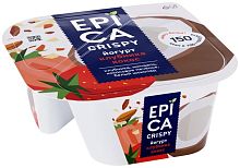 Epica Crispy yogurt, strawberry and coconut, 138 g
