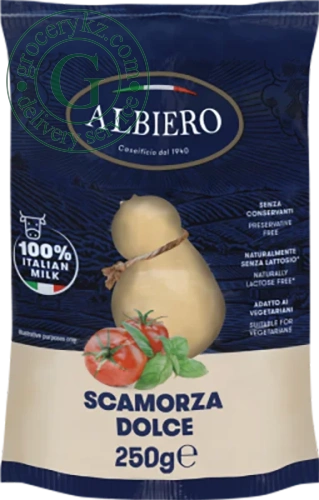 Albiero Scamorza Dolce hard cheese, 250 g