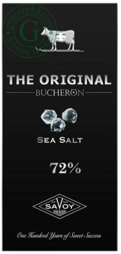 Bucheron Original chocolate bar, sea salt, 90 g
